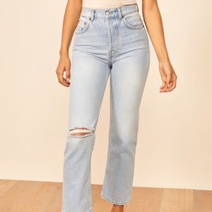 REFORMATION JULIA HIGH CIGARETTE JEAN
